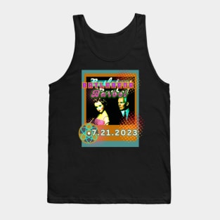 Barebenheimer. Imagined Movie Poster. Barbel - Atomic Summer. Barbenheimageddon 2023. European Release Tank Top